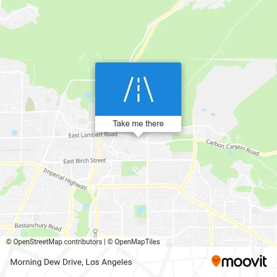 Morning Dew Drive map