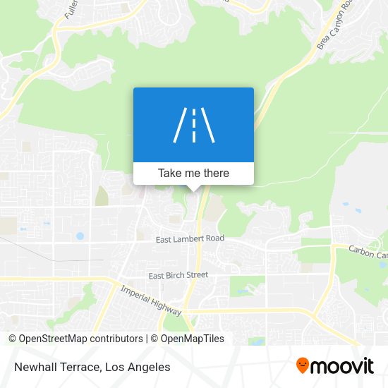 Newhall Terrace map