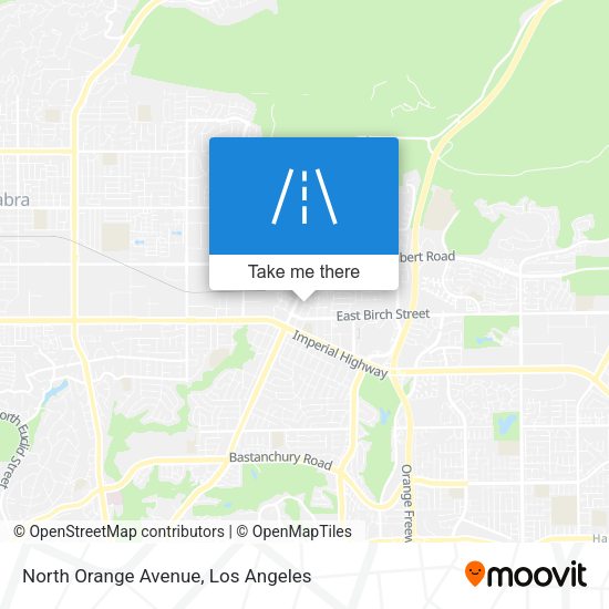 Mapa de North Orange Avenue