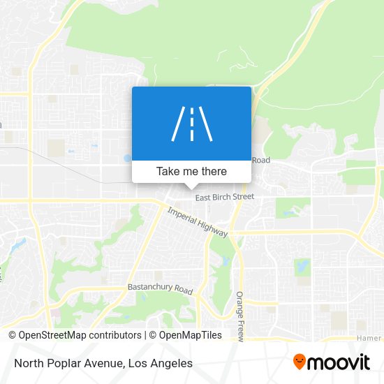 Mapa de North Poplar Avenue