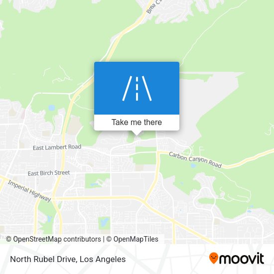 North Rubel Drive map