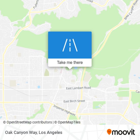 Mapa de Oak Canyon Way