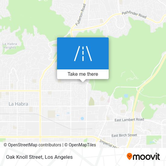 Oak Knoll Street map
