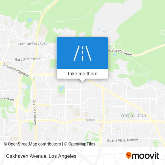 Mapa de Oakhaven Avenue