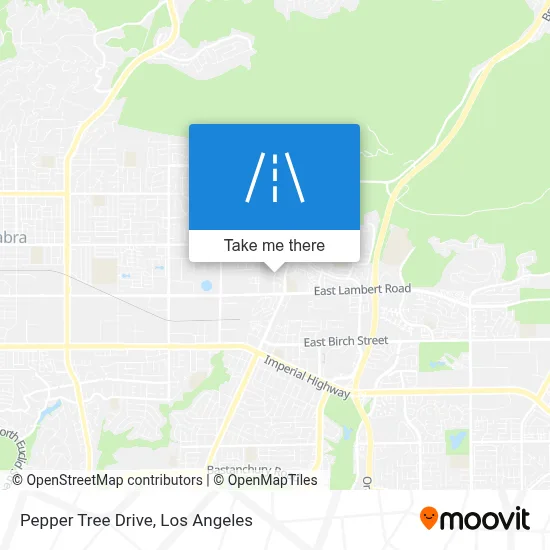 Pepper Tree Drive map