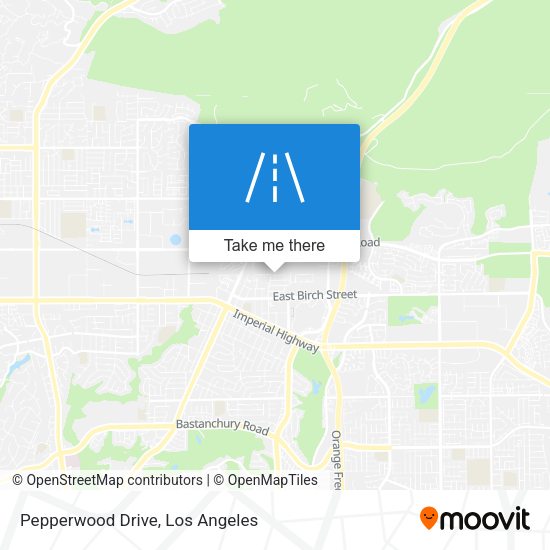 Pepperwood Drive map