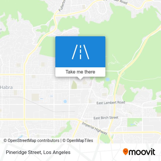 Pineridge Street map