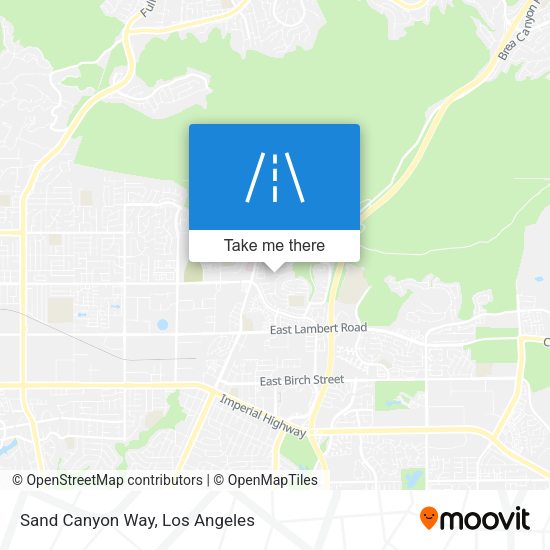 Mapa de Sand Canyon Way