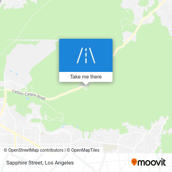 Mapa de Sapphire Street