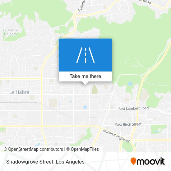 Shadowgrove Street map