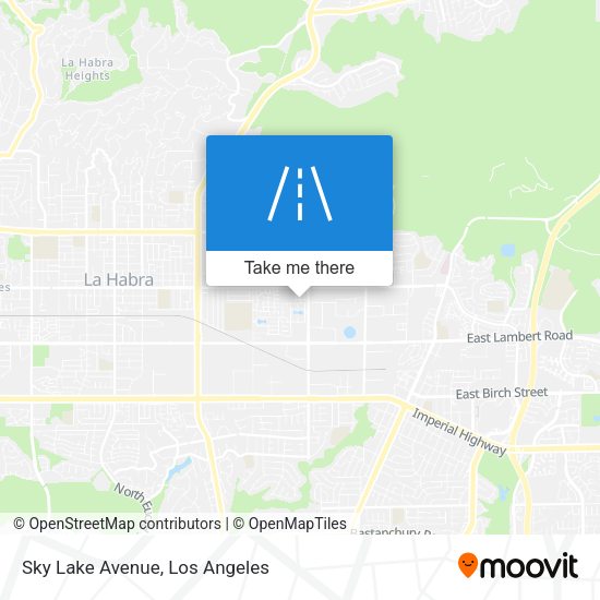 Mapa de Sky Lake Avenue