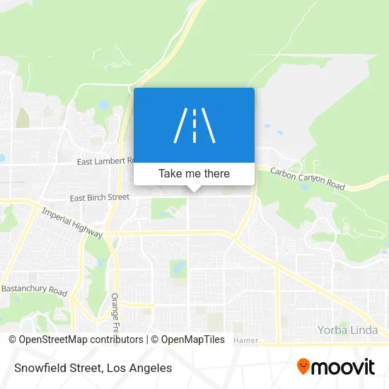 Snowfield Street map