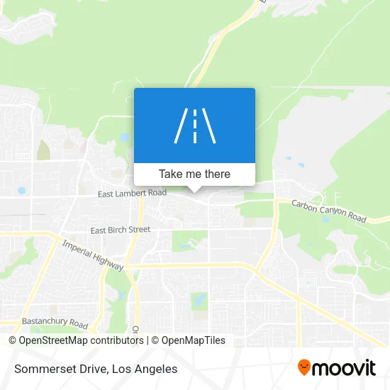 Sommerset Drive map