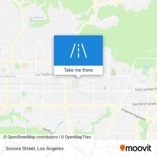 Mapa de Sonora Street