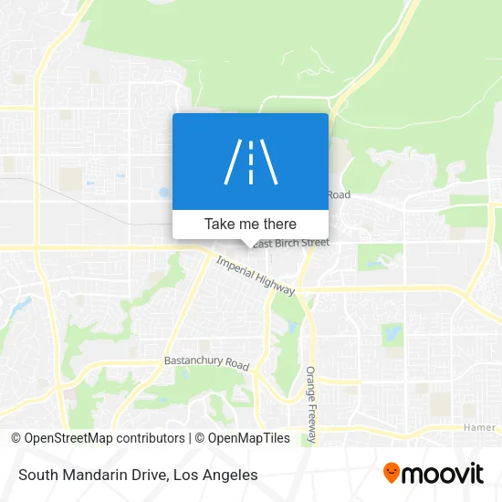 South Mandarin Drive map