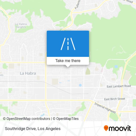 Southridge Drive map