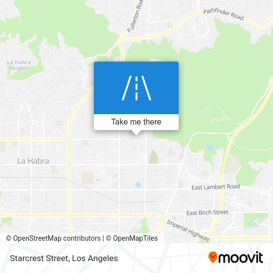 Mapa de Starcrest Street