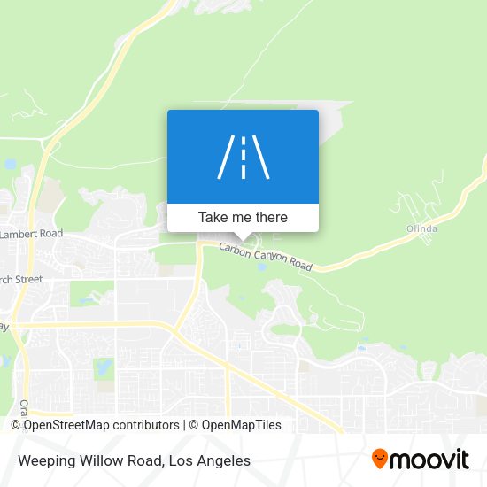 Weeping Willow Road map