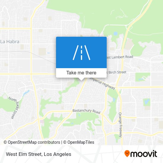 Mapa de West Elm Street
