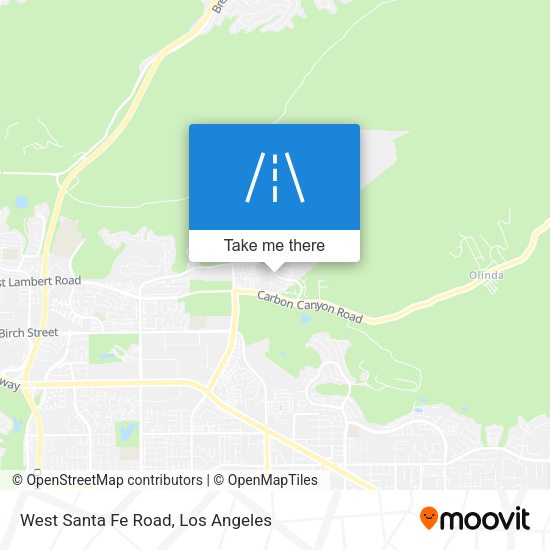 Mapa de West Santa Fe Road