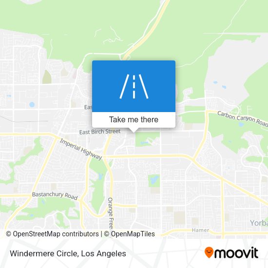 Windermere Circle map