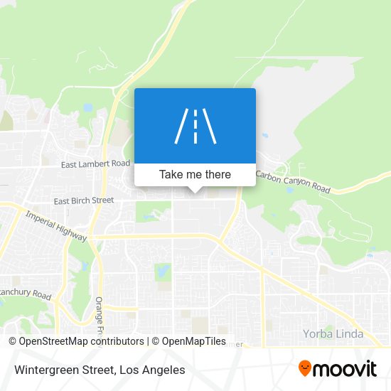 Mapa de Wintergreen Street