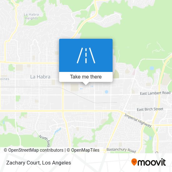 Mapa de Zachary Court