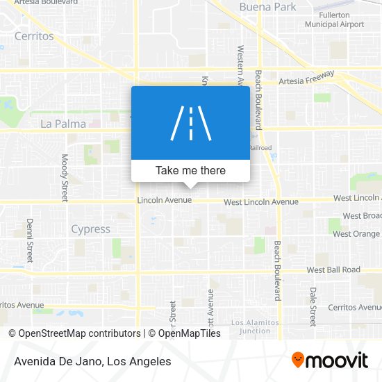 Mapa de Avenida De Jano