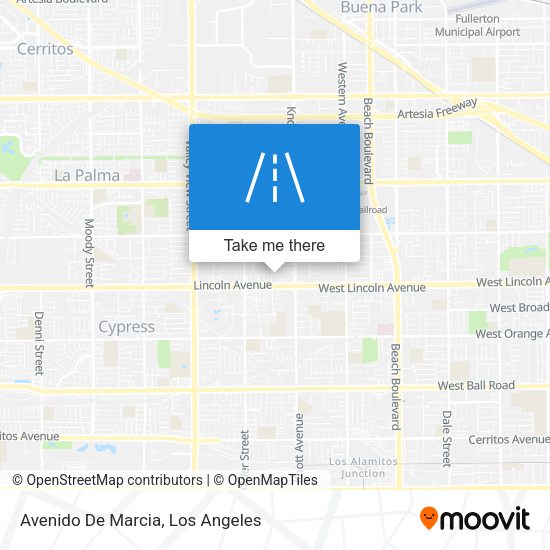 Avenido De Marcia map