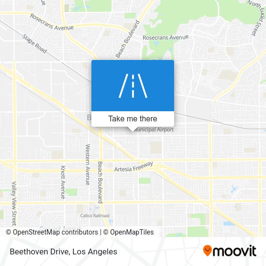 Mapa de Beethoven Drive