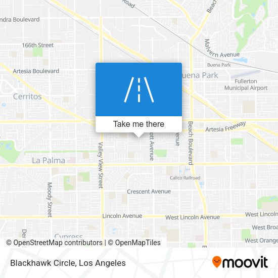Blackhawk Circle map