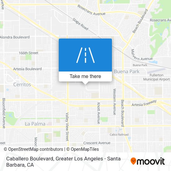 Caballero Boulevard map