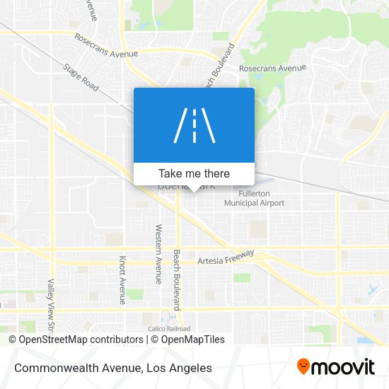 Mapa de Commonwealth Avenue