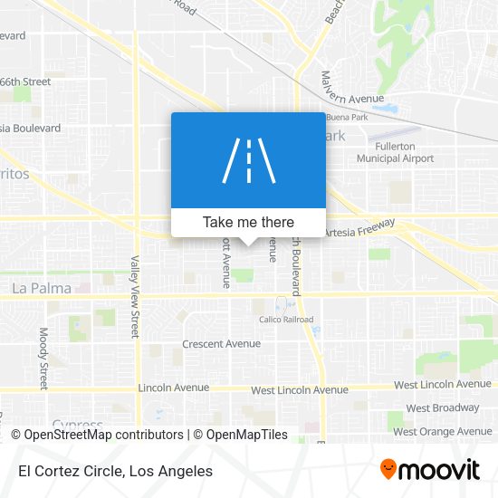 El Cortez Circle map