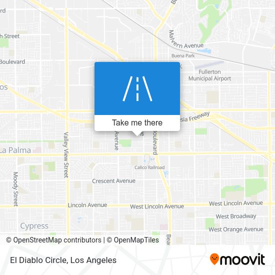 El Diablo Circle map