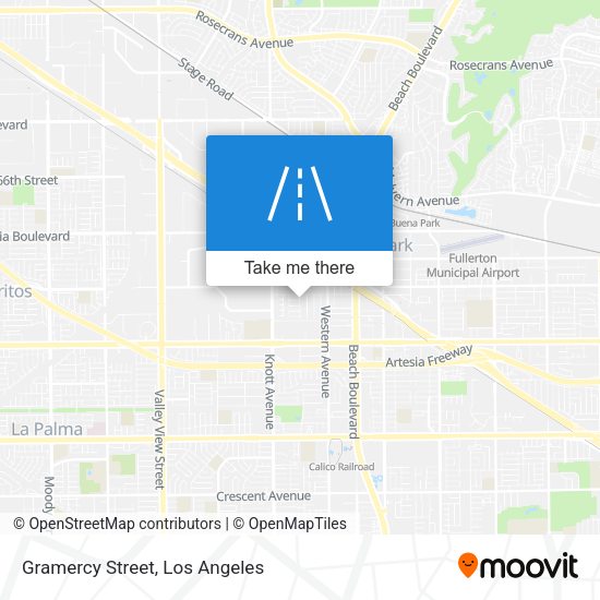 Gramercy Street map