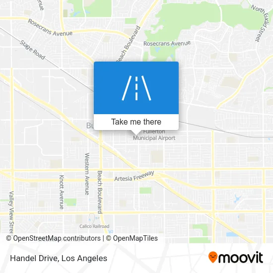 Handel Drive map