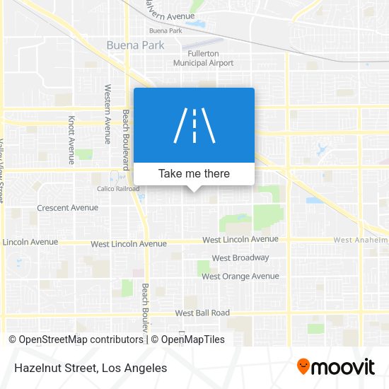 Mapa de Hazelnut Street