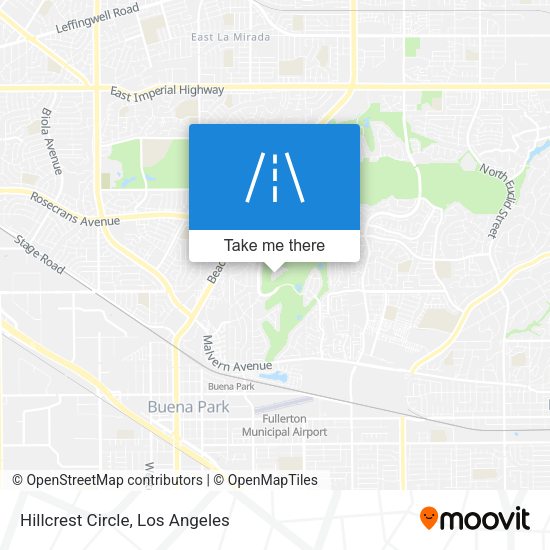 Mapa de Hillcrest Circle