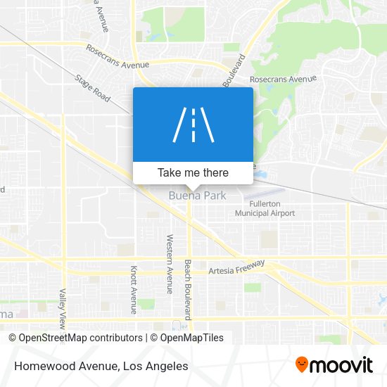 Mapa de Homewood Avenue