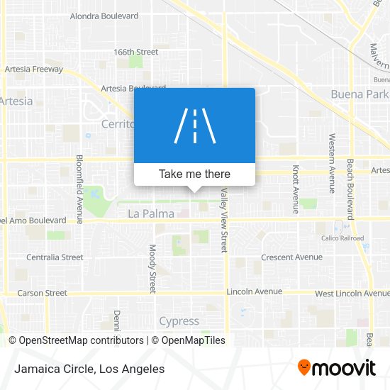 Mapa de Jamaica Circle