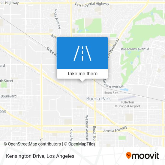 Mapa de Kensington Drive
