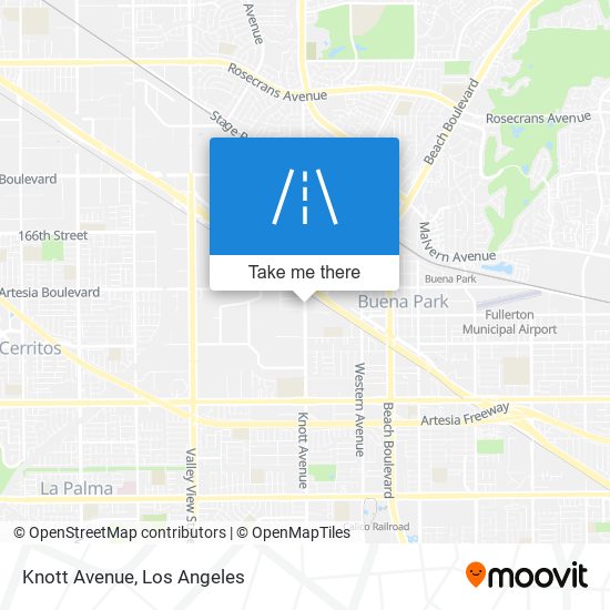 Mapa de Knott Avenue