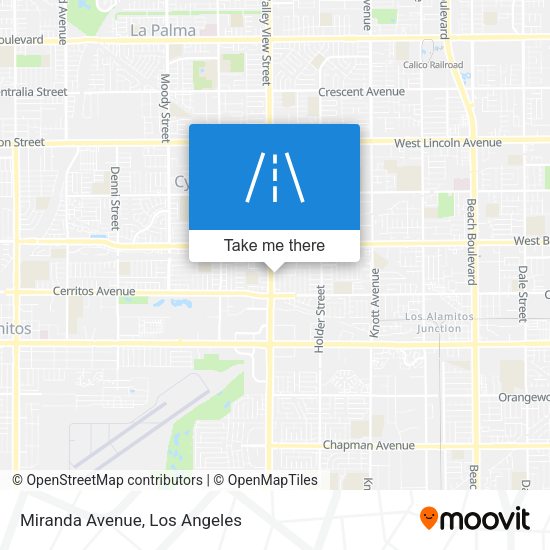 Mapa de Miranda Avenue