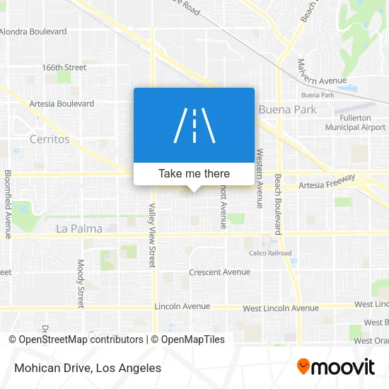 Mohican Drive map