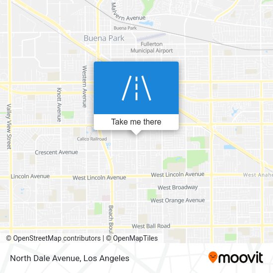 North Dale Avenue map