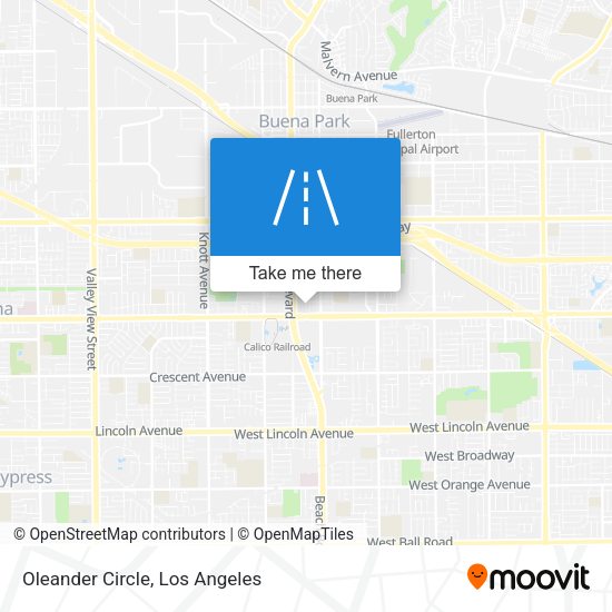 Oleander Circle map