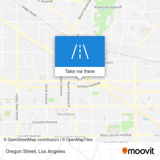 Mapa de Oregon Street
