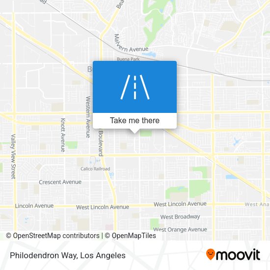 Mapa de Philodendron Way