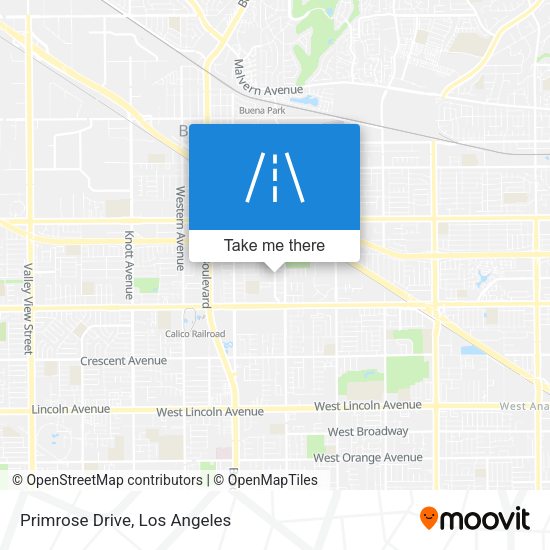 Mapa de Primrose Drive